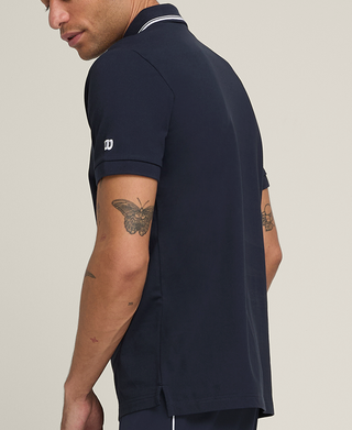 Wilson Team Pique Polo - Classic Navy
