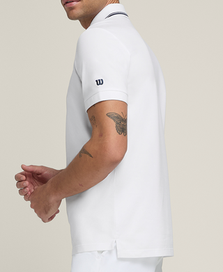 Wilson Team Pique Polo - Bright White