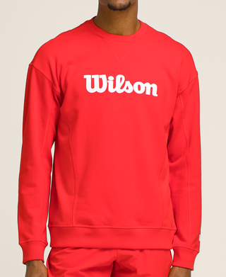 Wilson Mens Team Crewneck Sweatshirt - Infrared