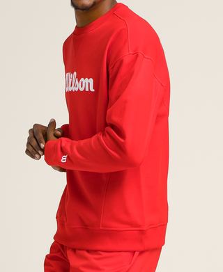 Wilson Mens Team Crewneck Sweatshirt - Infrared