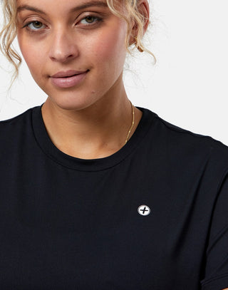 Gym + Coffee Women's Coffee Tee - Black