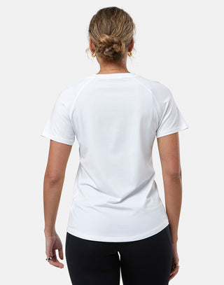 Gym + Coffee Women's Relentless Tee - White