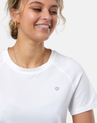 Gym + Coffee Women's Relentless Tee - White