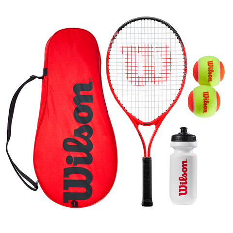 Wilson Federer 25 Junior Tennis Set, inc Carry Case,Water bottle & 2 Tennis Balls