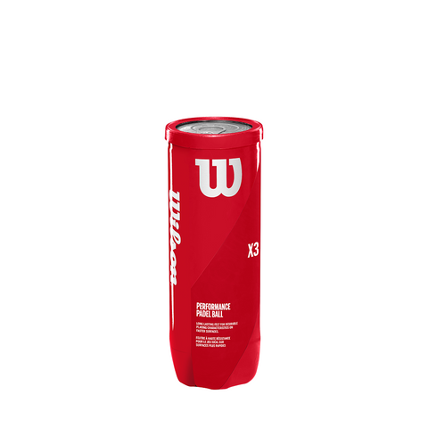 Wilson X3 Performance Padel Balls - 3 Ball Tube