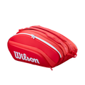 Wilson Super Tour Padel Bag - Red - 2026