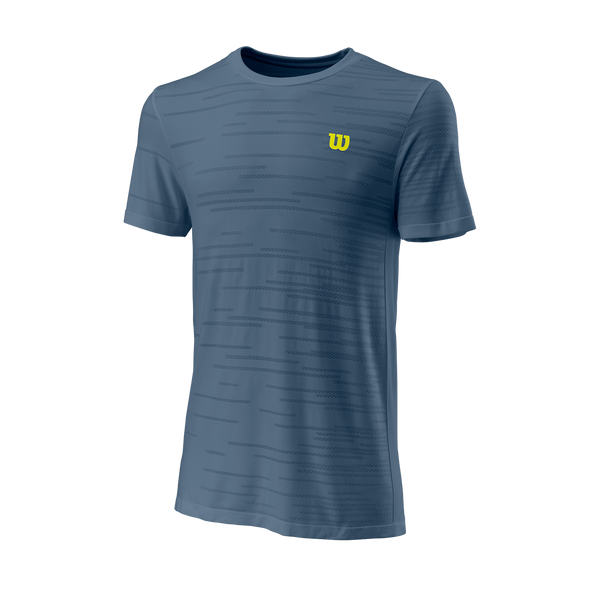 Wilson Kaos Rapide SMLS Crew T Shirt China Blue