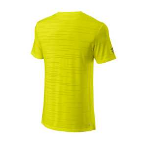 Wilson Kaos Rapide SMLS Crew T-Shirt - Sulphur Yellow