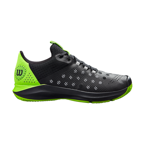 Wilson Hurakn Men's Padel Tennis Sports Shoe Trainer - Black / Neon Green