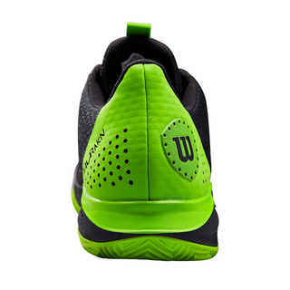Wilson Hurakn Men's Padel Tennis Sports Shoe Trainer - Black / Neon Green