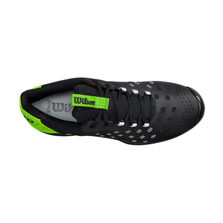 Wilson Hurakn Men's Padel Tennis Sports Shoe Trainer - Black / Neon Green
