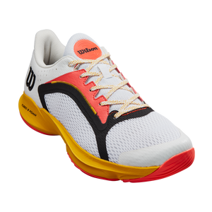Wilson Hurakn 2.0 Men's Padel Shoe - White/Old Gold/Fiery Coral