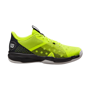 Wilson Hurakn Team Padel Tennis Sports Shoe Trainer Men - Safety Yellow/Black