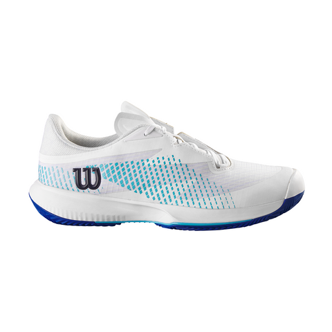 Wilson Kaos Swift 1.5 Tennis Shoe - White/Blue Atoll/Lapis Blue