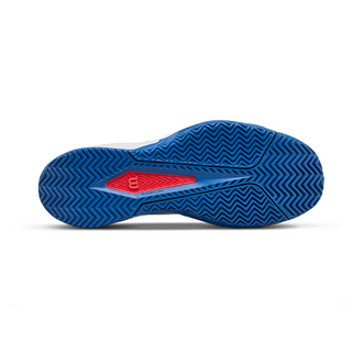 Wilson Rush Pro Lite Tennis Shoe - White/Deja Vu Blue