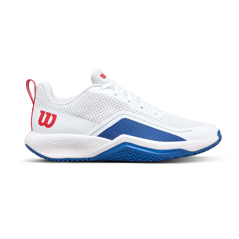 Wilson Rush Pro Lite Tennis Shoe - White/Deja Vu Blue