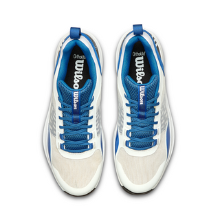 Wilson Hurakn Pro V2 Men's Padel Shoes - White/Deja Vu Blue