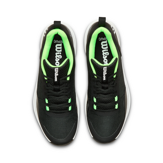 Wilson Hurakn Pro V2 Men's Padel Shoes - Black/White/Green Gecko