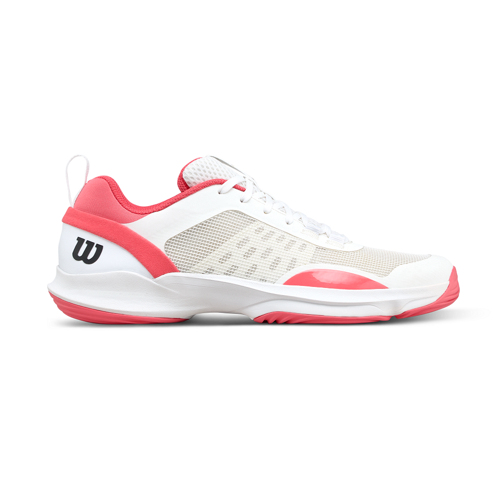 Wilson Hurakn Pro V2 Womens Padel Shoe - White/Dubarry – Racketworld UK
