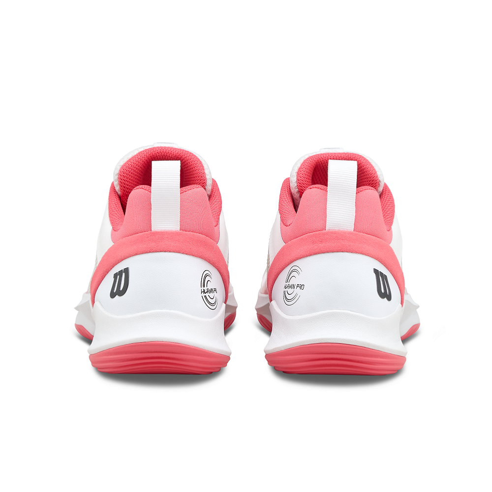 Wilson Hurakn Pro V2 Womens Padel Shoe - White/Dubarry – Racketworld UK