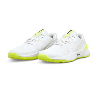 Wilson Intrigue Pro Womens Tennis Shoe - White/Safety Yellow