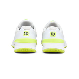 Wilson Intrigue Pro Womens Tennis Shoe - White/Safety Yellow