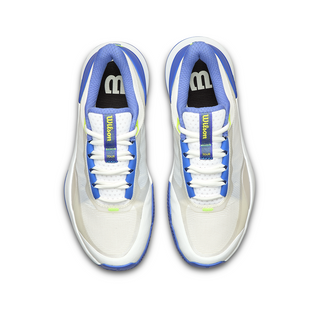 Wilson Intrigue Tour Womens Tennis Shoe - White/Amparo Blue/Safety Yellow