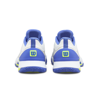 Wilson Intrigue Tour Womens Tennis Shoe - White/Amparo Blue/Safety Yellow