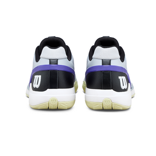 Wilson Rush Pro 5 Clay Men's Tennis Shoe - Gray Dawn/Black/Yellow - 2026