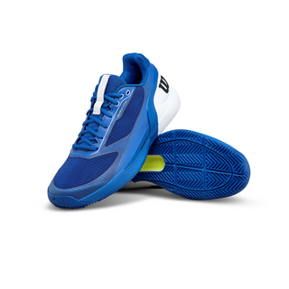 Wilson Rush Pro 5 Men's Tennis Shoe - Deja Vu Blue/White/Black - 2026