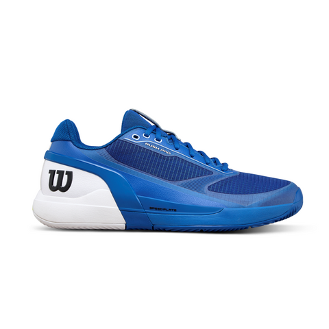 Wilson Rush Pro 5 Men's Tennis Shoe - Deja Vu Blue/White/Black - 2026