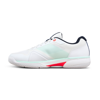 Wilson Rush Lite 5 Men's Tennis Shoe - White/Bay/Fiery Coral - 2026