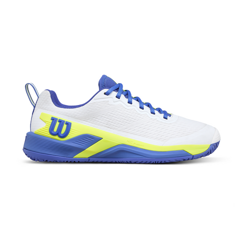 Wilson Rush Pro 4.5 Men's Tennis Shoe - White/Amparo Blue/Safety Yellow