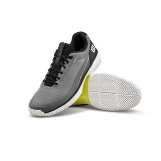 Wilson Rush Lite 5 Men's Tennis Shoe - Titanium/Snow White