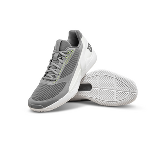 Wilson Rush Pro 5 Men's Tennis Shoe - Titanium/Snow White