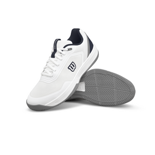 Wilson Courtglide Men's Tennis Shoes - White/Navy Blazer/Quarry