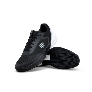 Wilson Courtglide Men's Tennis Shoes - Black/White/Lunar Rock