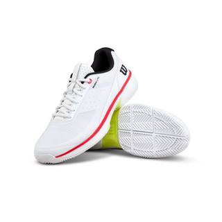 Wilson Rush Lite 5 Men's Tennis Shoe - White/Black/Infrared - 2026