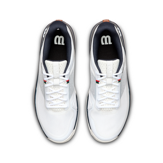 Wilson Rush Lite 5 Men's Tennis Shoe - White/Navy Blazer/Tofu - 2026