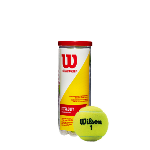 Wilson Championship Extra Duty Tennis Balls - 1 Tube (3 Balls)