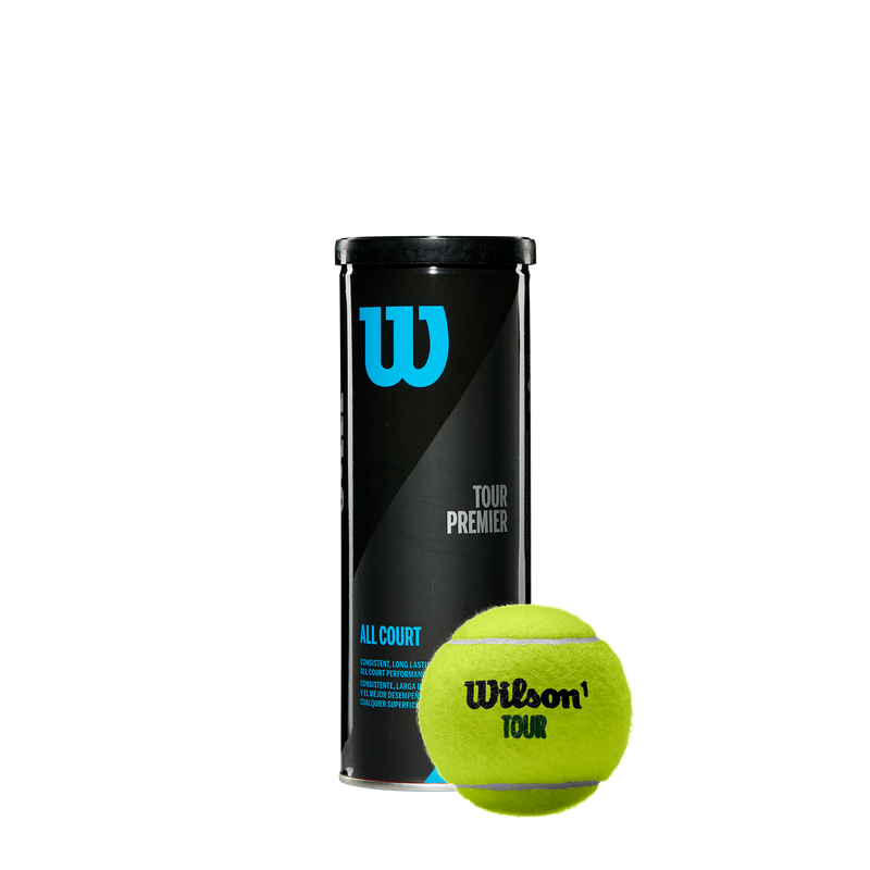 Wilson Tour Premier All Court Tennis Balls - 1 Tube (3 Balls)