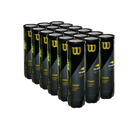 Wilson US Open Extra Duty Tennis Balls - 18 tubes - 72 balls