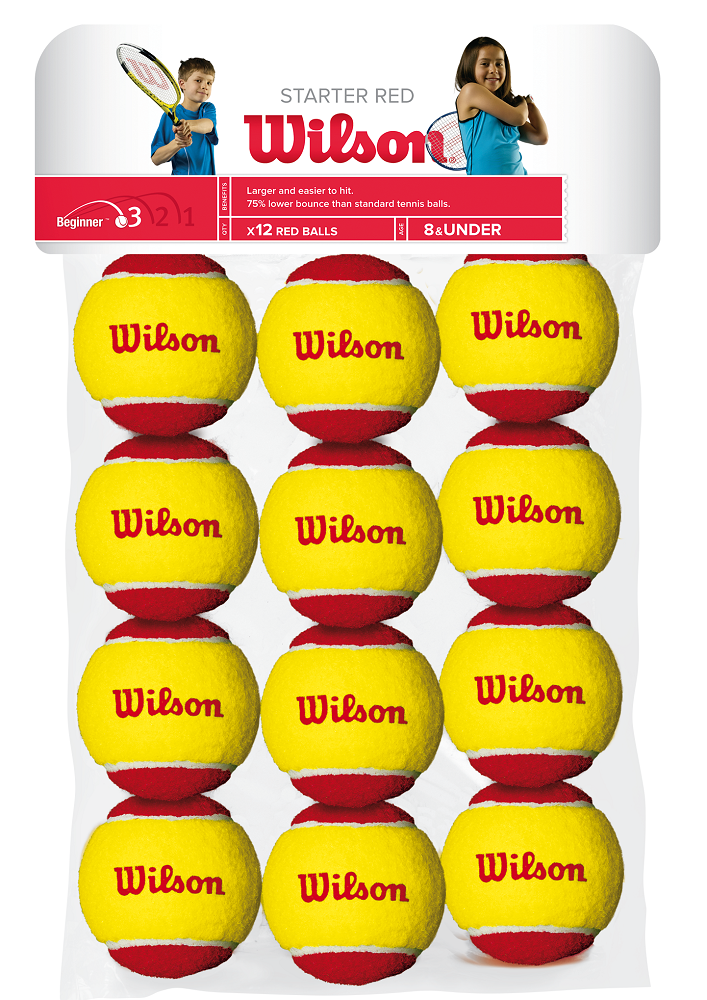 Wilson Starter Easy Red Tennis Balls - 12 Pack
