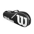 Wilson Advantage III Small Tennis Racket Bag - Black/White
