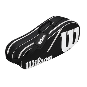 Wilson Advantage III 6 Racket Bag - Black/White
