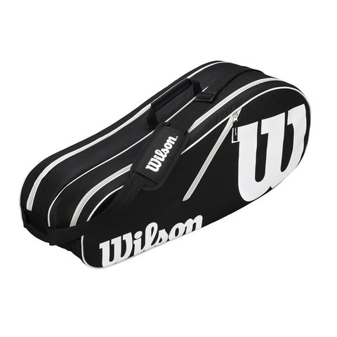 Wilson Advantage III 6 Racket Bag - Black/White