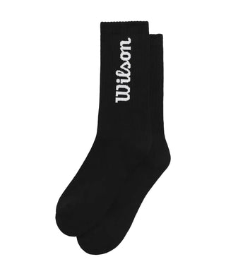 Wilson Crew Logo Socks - 1 Pair - Black