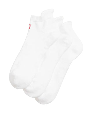 Wilson Cushioned Ankle Tab Socks - 3 Pairs - White
