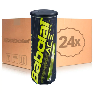 Babolat Ace Padel Balls - 24 Tubes / 72 Ball Box