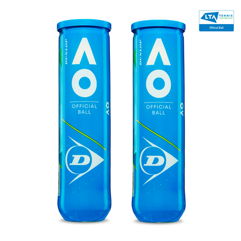 Dunlop Australian Open Tennis Balls Twin Pack - 8 Balls